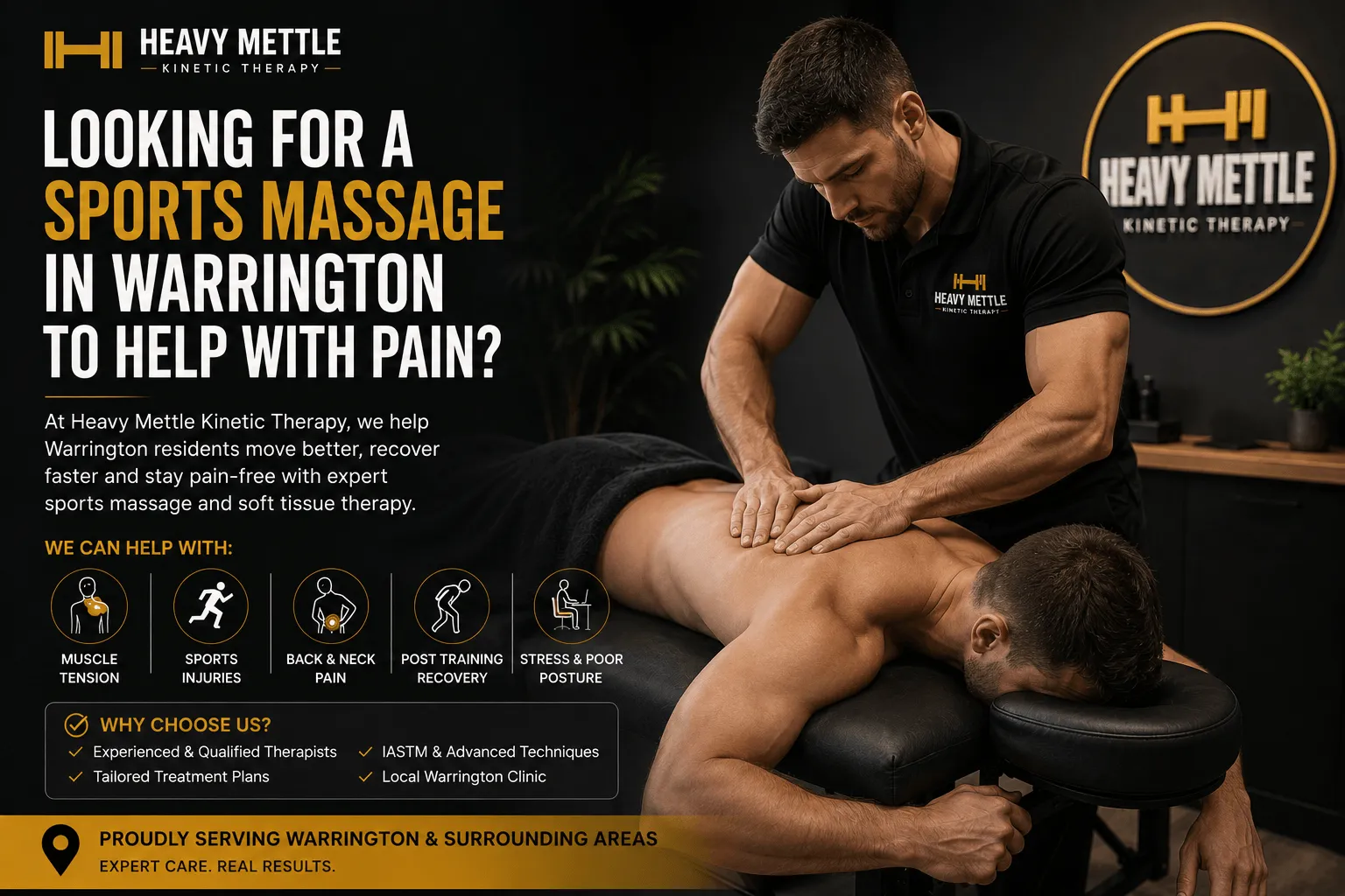 Looking for a Sports Massage in Warrington to Help with Pain